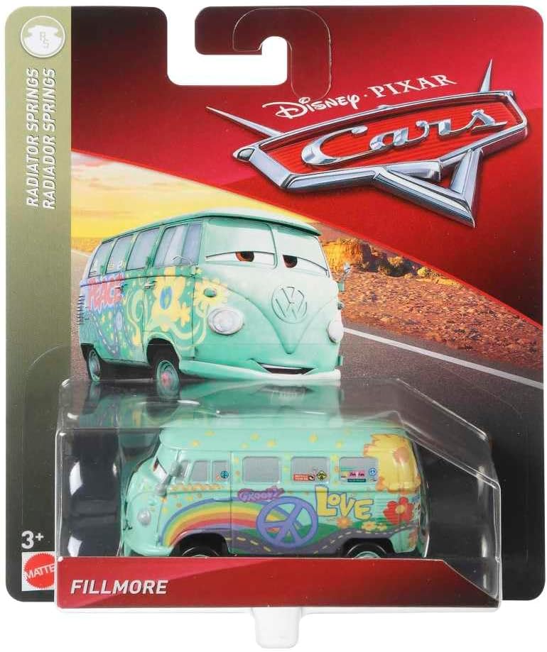 Disney Cars Toys Die-cast Fillmore WithNew Expression Vehicle