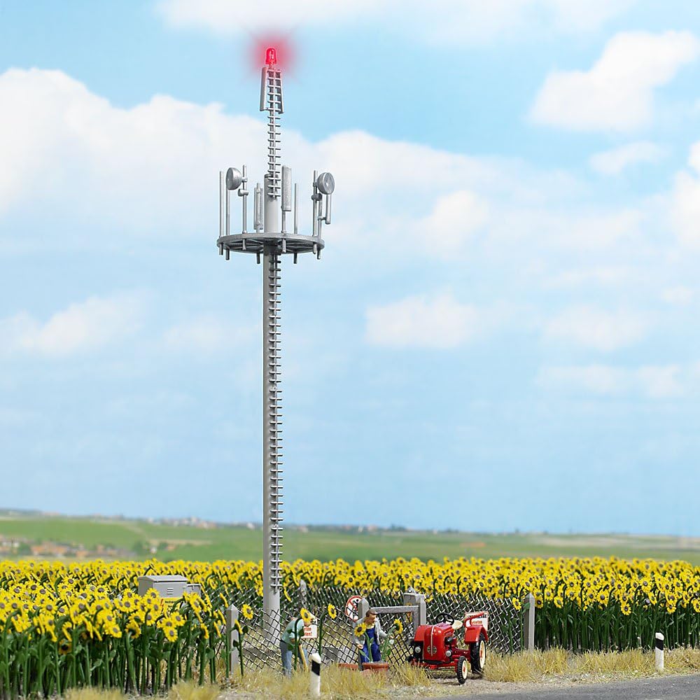 Cell Phone Mast With Warning Light