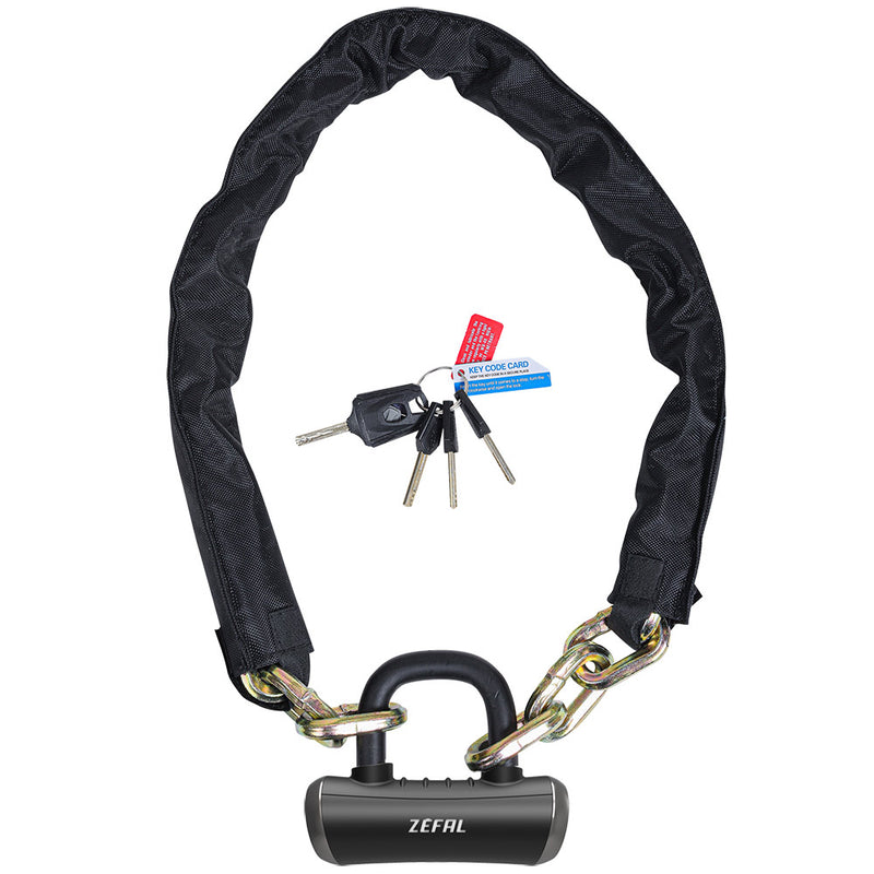 ZEFAL 4948 K-Traz M18 Chain Lock, Black, 1100cm