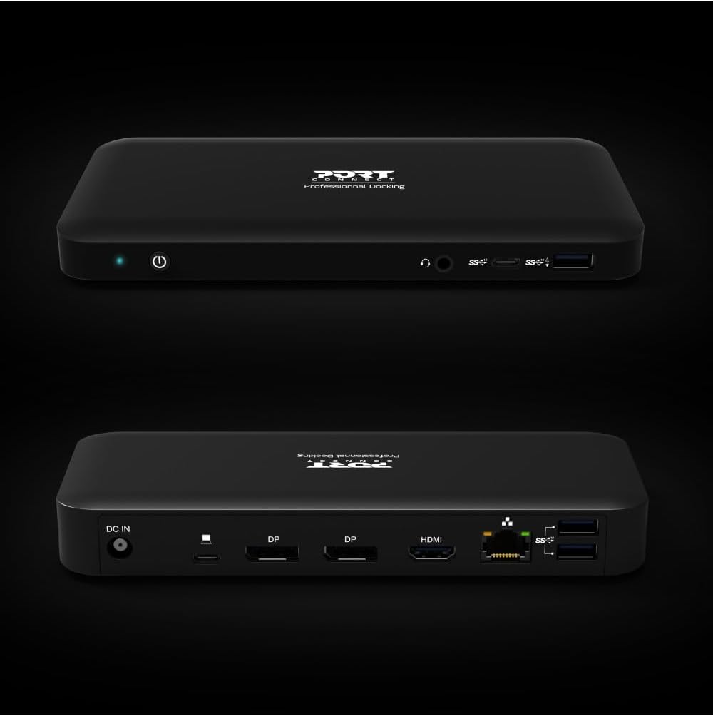 Docking Station USB-C 2x 4K 3x FHD 85W