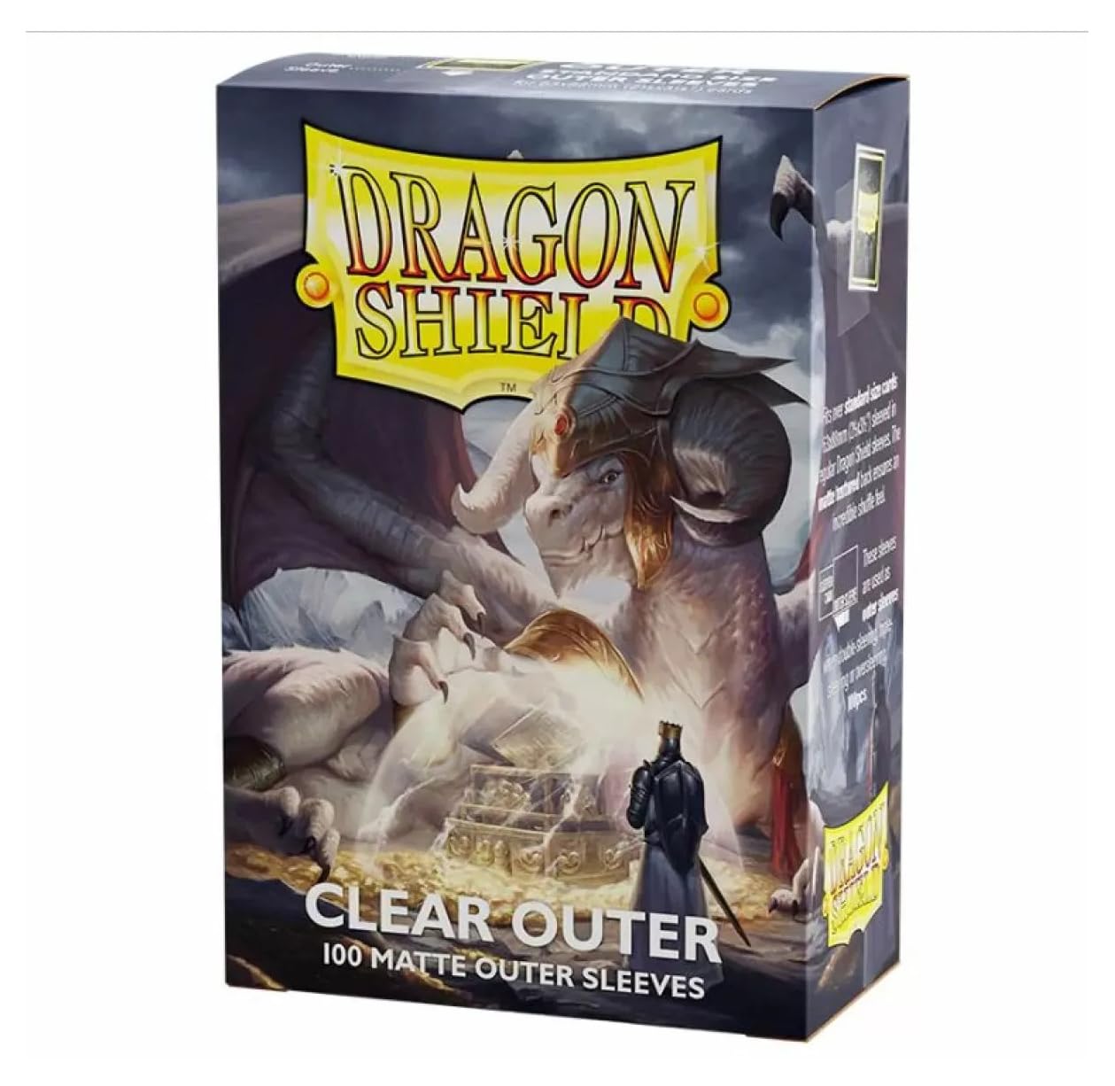 Arcane Tinmen Dragon Shield 13002 Matte Clear Outer Sleeves 100 Count