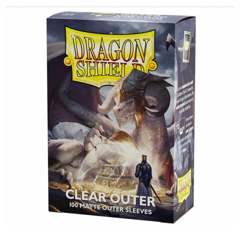Arcane Tinmen Dragon Shield 13002 Matte Clear Outer Sleeves 100 Count