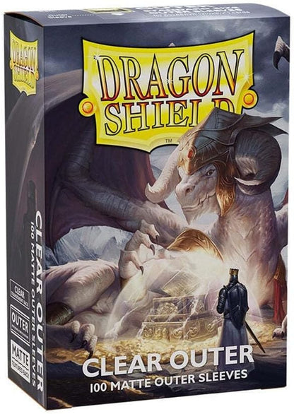 Arcane Tinmen Dragon Shield 13002 Matte Clear Outer Sleeves 100 Count