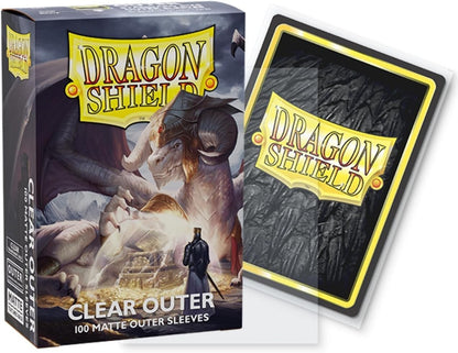 Arcane Tinmen Dragon Shield 13002 Matte Clear Outer Sleeves 100 Count