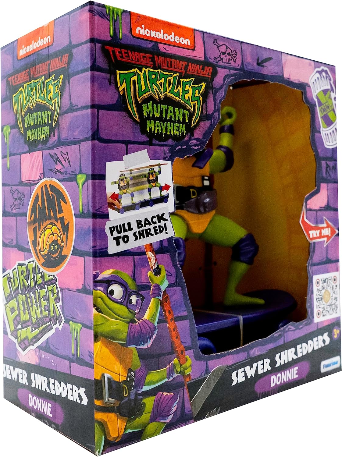 Teenage Mutant Ninja Turtles Mutant Mayhem Sewer Shredders DONNIE