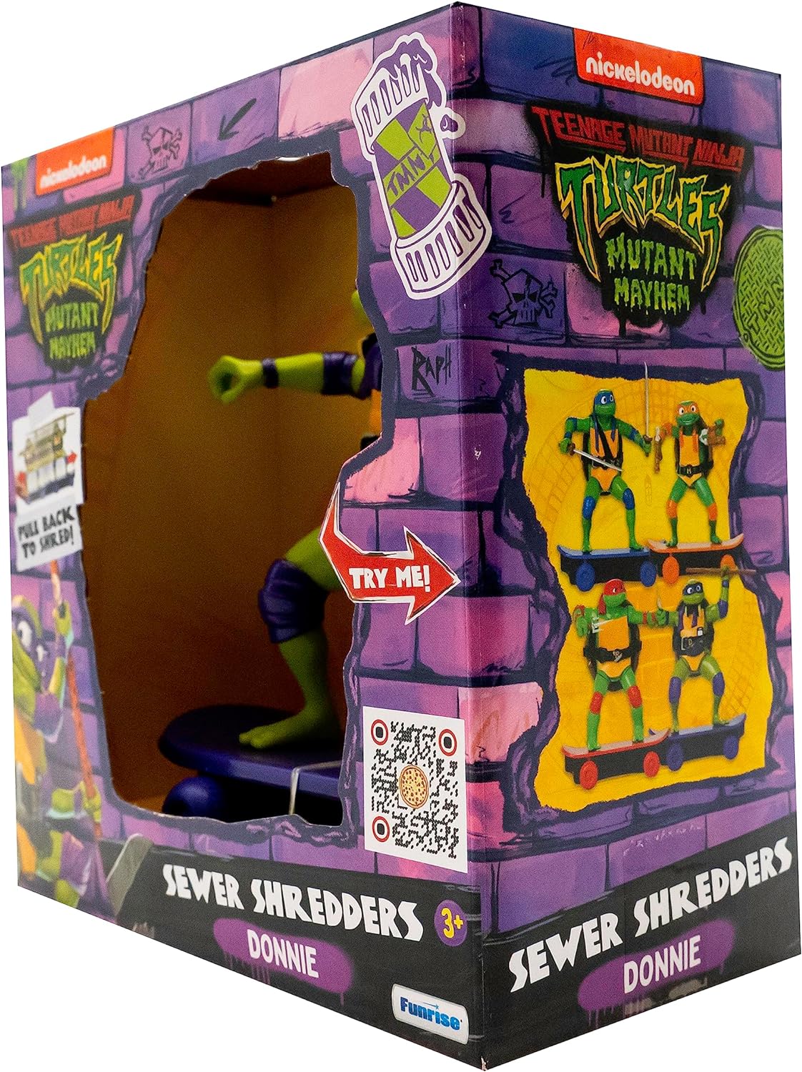 Teenage Mutant Ninja Turtles Mutant Mayhem Sewer Shredders DONNIE