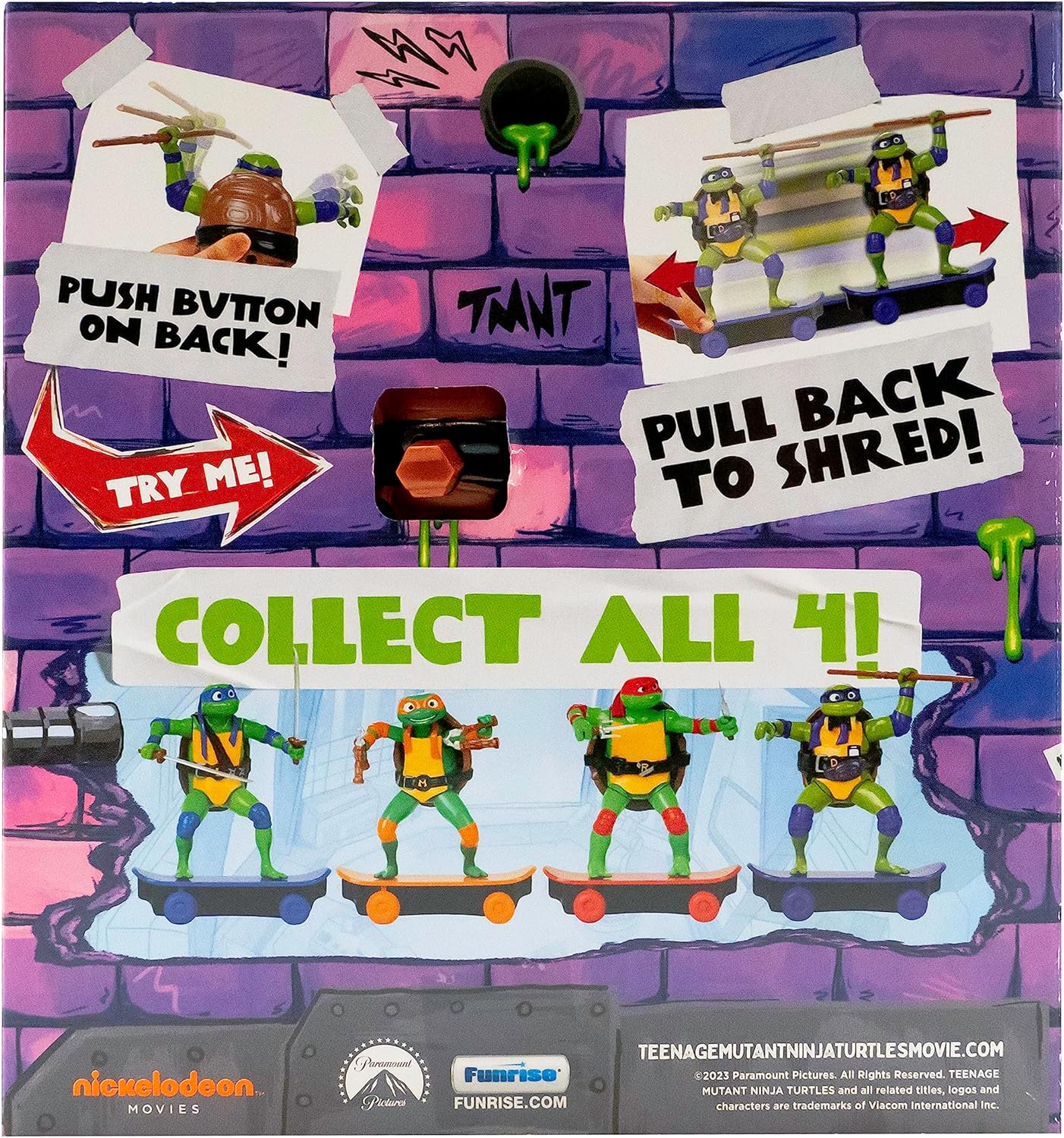Teenage Mutant Ninja Turtles Mutant Mayhem Sewer Shredders DONNIE