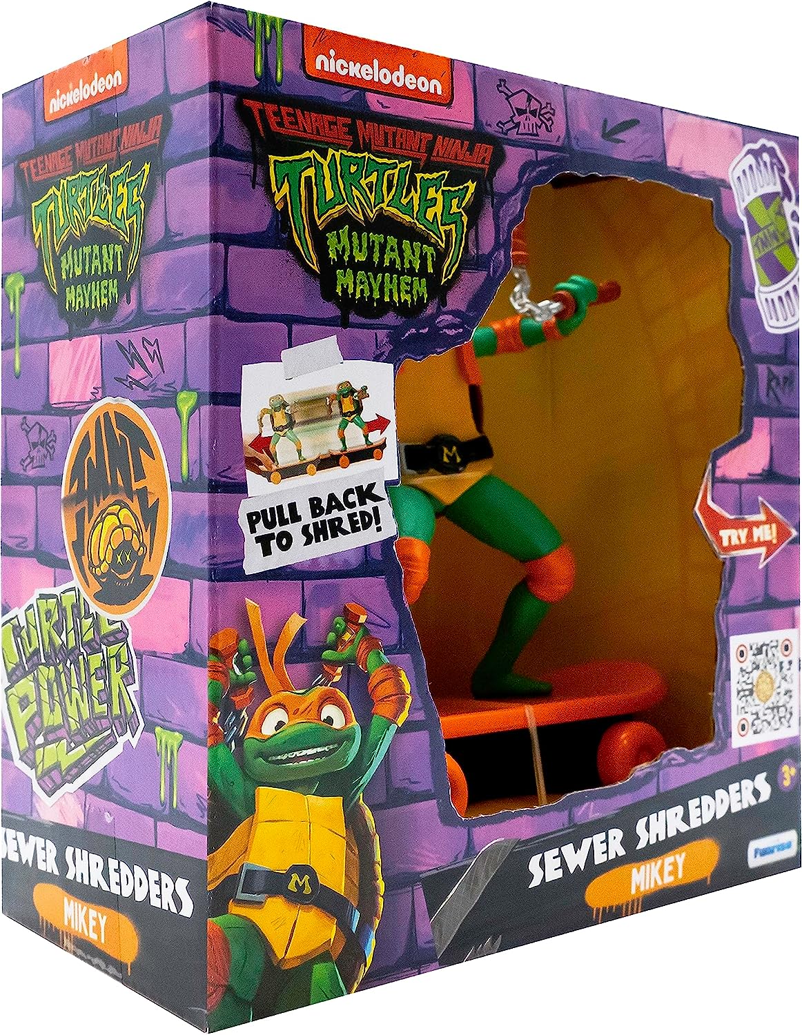 Teenage Mutant Ninja Turtles 71058 Sewer SHREDDERS Movie Michaelangelo Switch Kick Skater Raphael Classic, Various