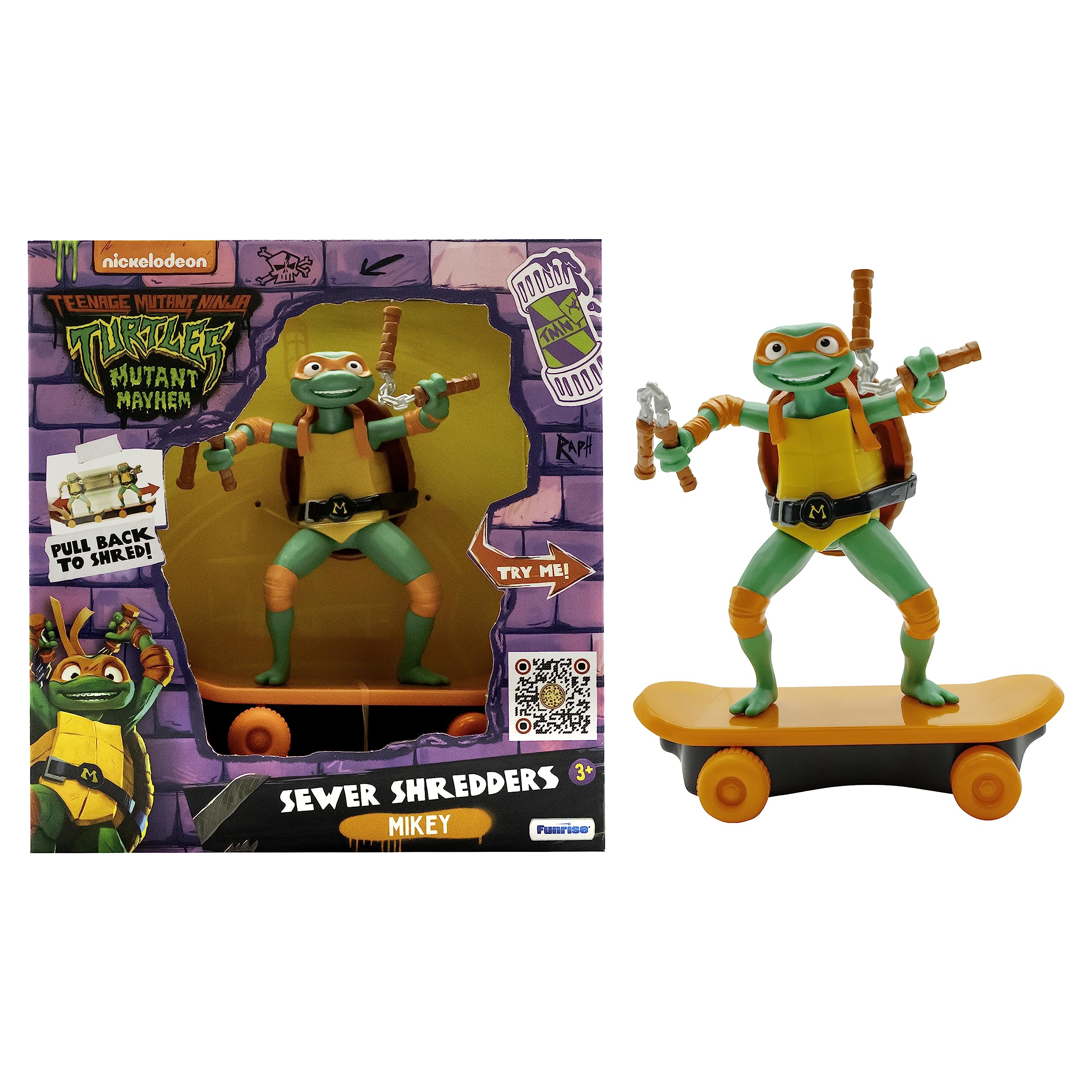 Teenage Mutant Ninja Turtles 71058 Sewer SHREDDERS Movie Michaelangelo Switch Kick Skater Raphael Classic, Various