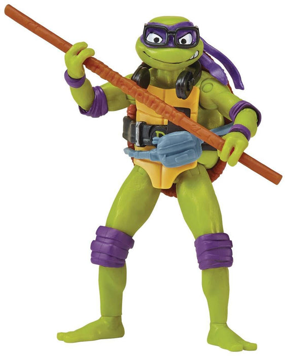 Teenage Mutant Ninja Turtles 83282CO Mutant Mayhem 4.5” Donatello Basic Action Figure. & 83281CO Mutant Mayhem 4.5” Leonardo Basic Action Figure. Ideal Present for Boys 4 to 7 Years and TMNT Fans