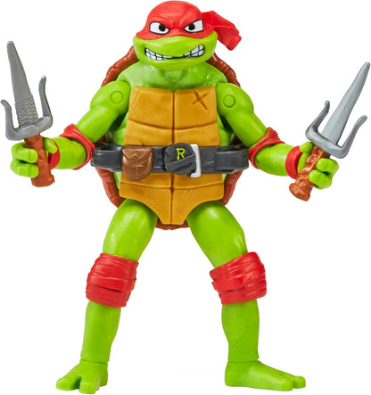 Teenage Mutant Ninja Turtles 83284CO Mutant Mayhem - Figura de acción básica de Raphael de 4.65 Pulgadas, Regalo Ideal para niños de 4 a 7 años y fanáticos de TMNT