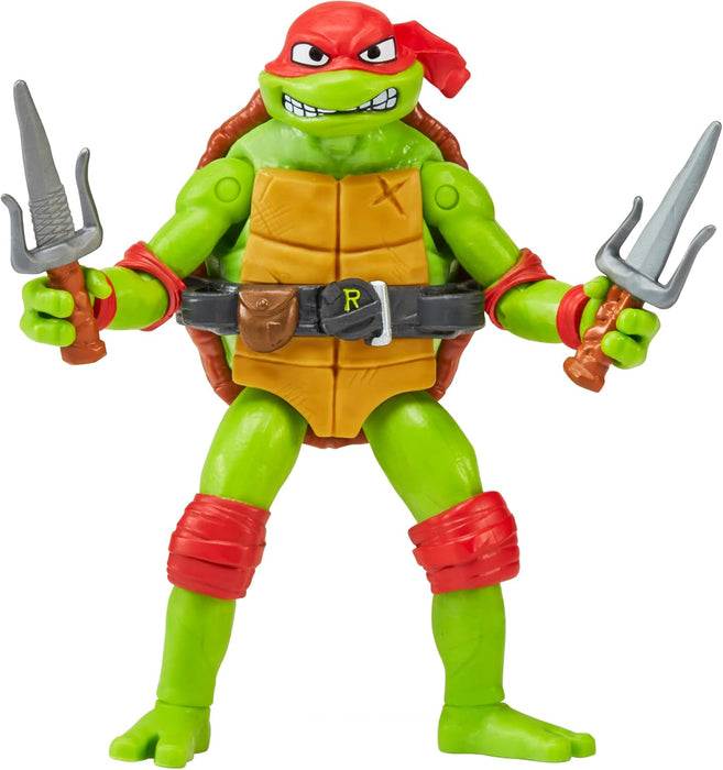 Teenage Mutant Ninja Turtles 83284CO Mutant Mayhem - Figura de acción básica de Raphael de 4.65 Pulgadas, Regalo Ideal para niños de 4 a 7 años y fanáticos de TMNT