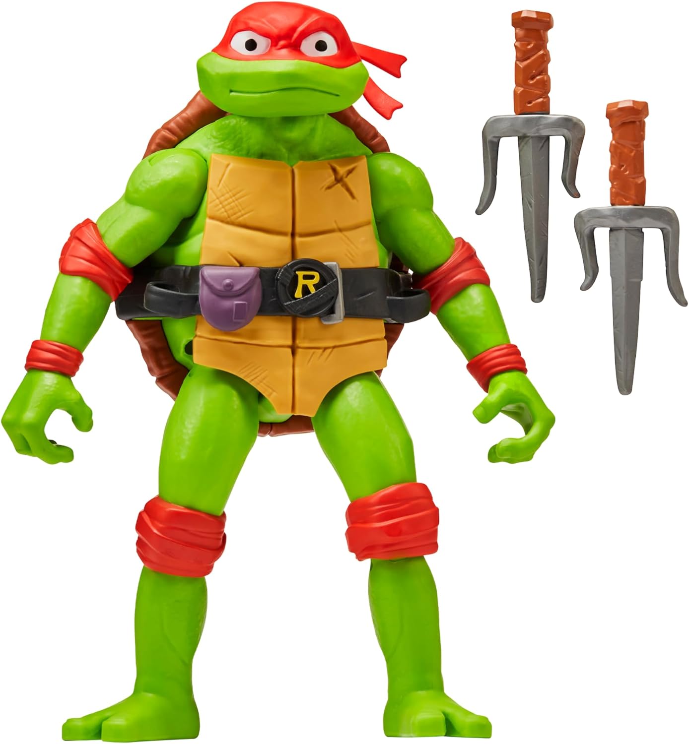 Teenage Mutant Ninja Turtles 83404CO Mutant Mayhem Giant Raphael 12-Inch Action Figure. Ideal Present for Boys 4 to 7 Years and TMNT Fans, Multi-Colored