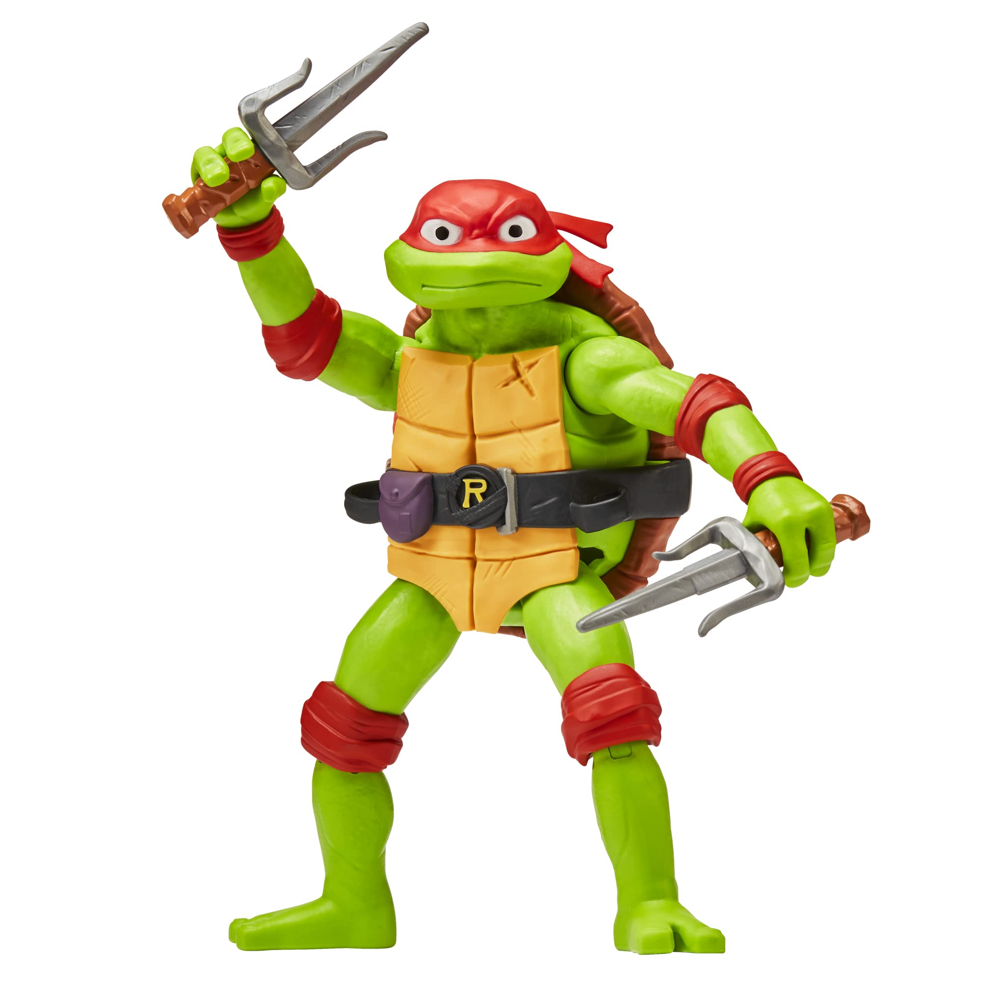 Teenage Mutant Ninja Turtles 83404CO Mutant Mayhem Giant Raphael 12-Inch Action Figure. Ideal Present for Boys 4 to 7 Years and TMNT Fans, Multi-Colored