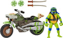 Teenage Mutant Ninja Turtles 83431CO Mutant Mayhem Ninja Kick Cycle mit exklusiver Leonardo Figur Jungen von 4 bis 7 Jahren und TMNT Fans