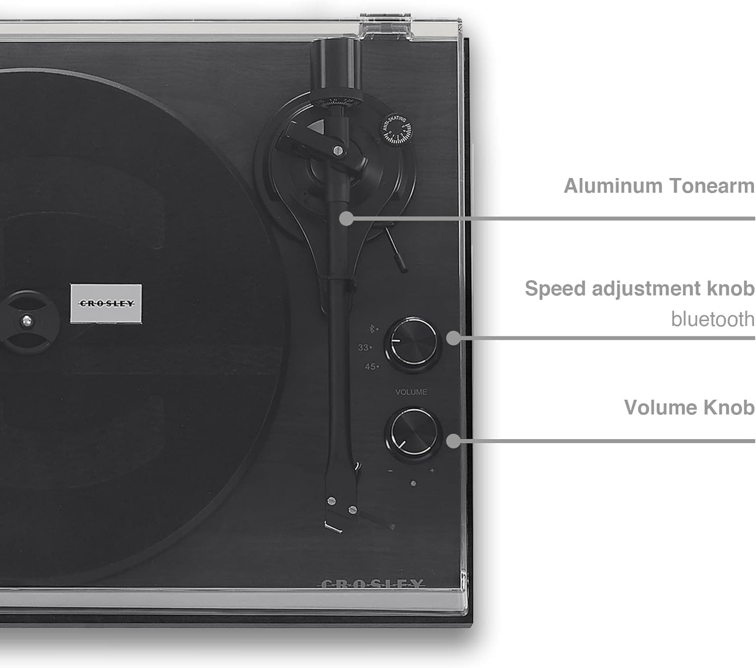 Crosley - C62 Shelf System (Black)