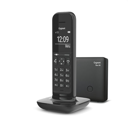Gigaset CL390 - Telefono DECT - Funzione Black List e "Non disturbare" - Vivavoce - Ampio Display - Standard, Nero