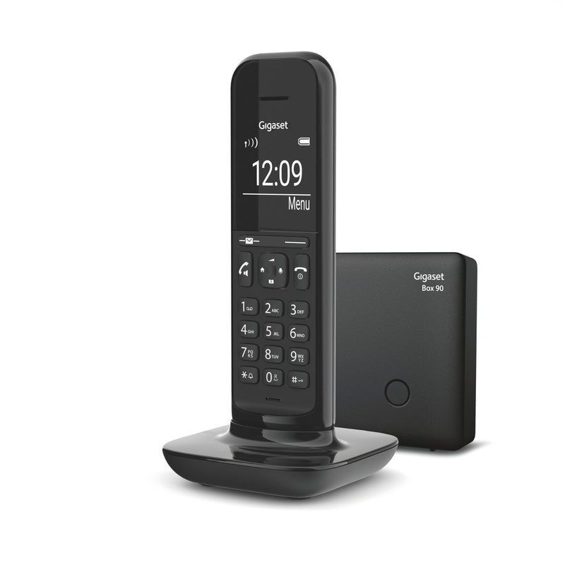 Gigaset CL390 - Telefono DECT - Funzione Black List e "Non disturbare" - Vivavoce - Ampio Display - Standard, Nero