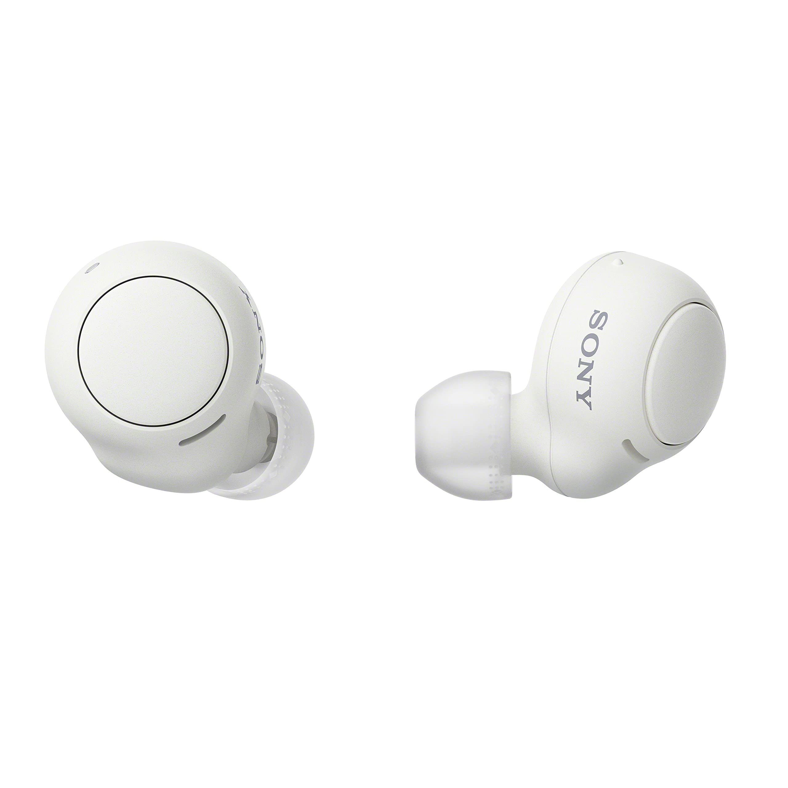 Sony WF-C500 True Wireless Headphones - Up to 20 hours battery life with charging case - Voice Assistant compatible - Built-in mic for phone calls - Reliable Bluetooth® connection