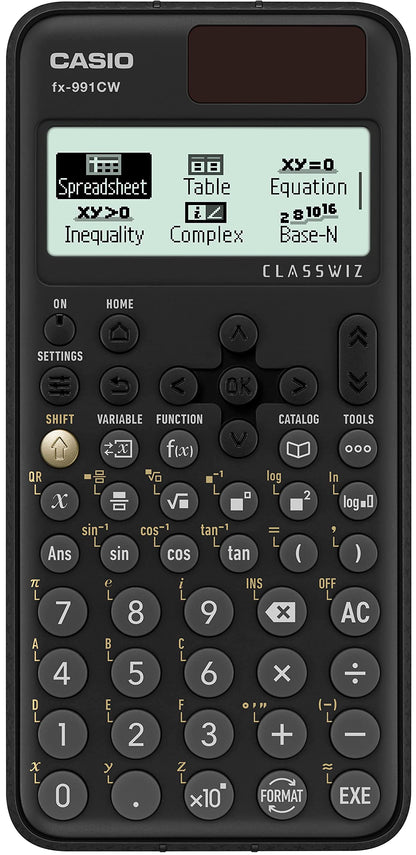 Casio FX-991CW Scientific Calculator, 540 Functions and Natural Display