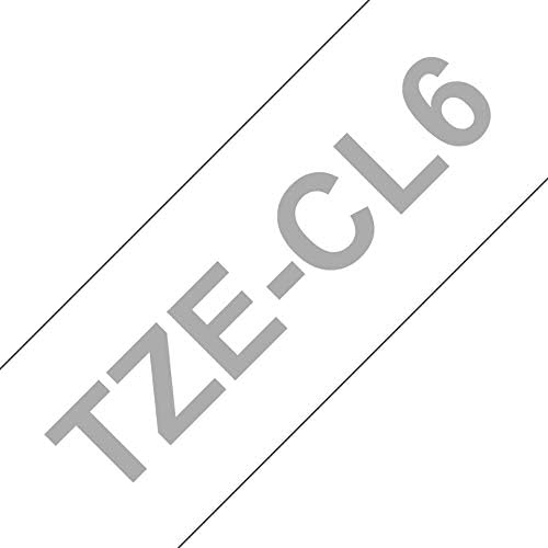 Brother Tze-CL6 Cleaning Tape Cassette, Black on White, 36mm (W), 100 x Uses, Brother Genuine Supplies