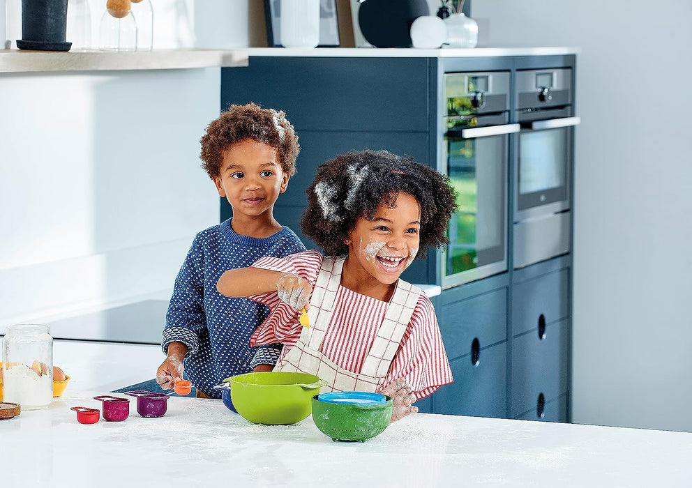 Casdon Joseph Joseph Nest Colourful Toy Kitchen Utensil Set for Children from 3 Years Includes 9 Different Size Utensils