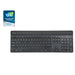 Targus Wireless Keyboard, EcoSmart, Sustainable Energy Harvesting with Solar Technology, Black (UK