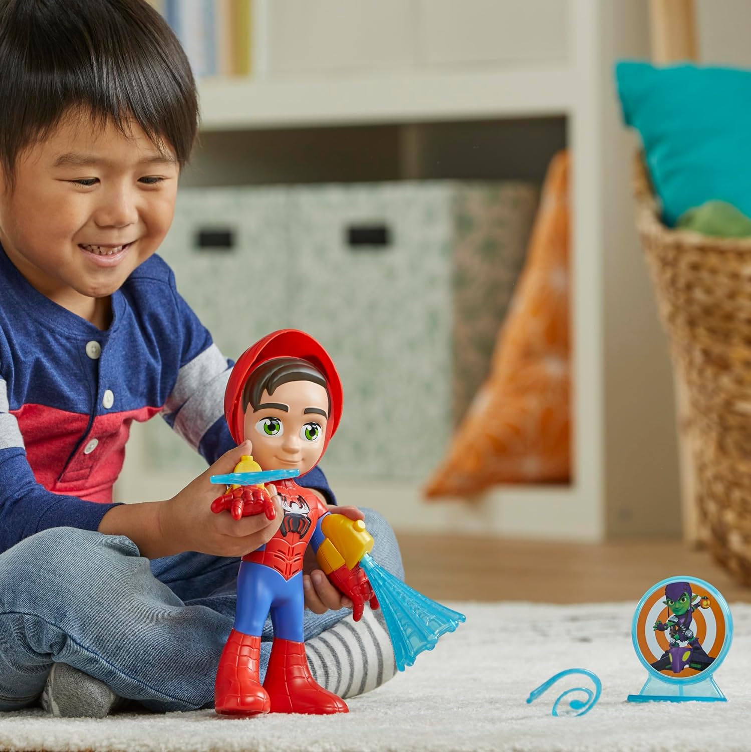 SPIDEY AND HIS AMAZING FRIENDS Marvel elektronischer Spidey, Action-Figur (25 cm), Vorschulspielzeug für Kinder ab 3