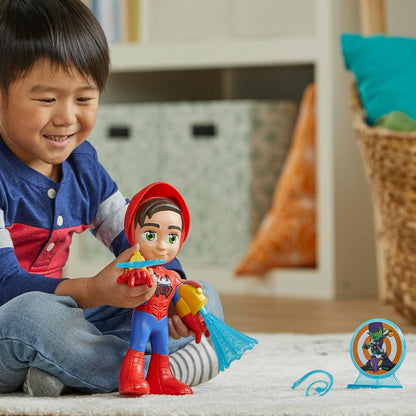 SPIDEY AND HIS AMAZING FRIENDS Marvel elektronischer Spidey, Action-Figur (25 cm), Vorschulspielzeug für Kinder ab 3