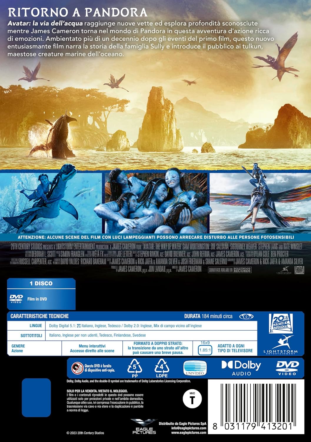 Avatar - La Via Dell'Acqua - Dvd
