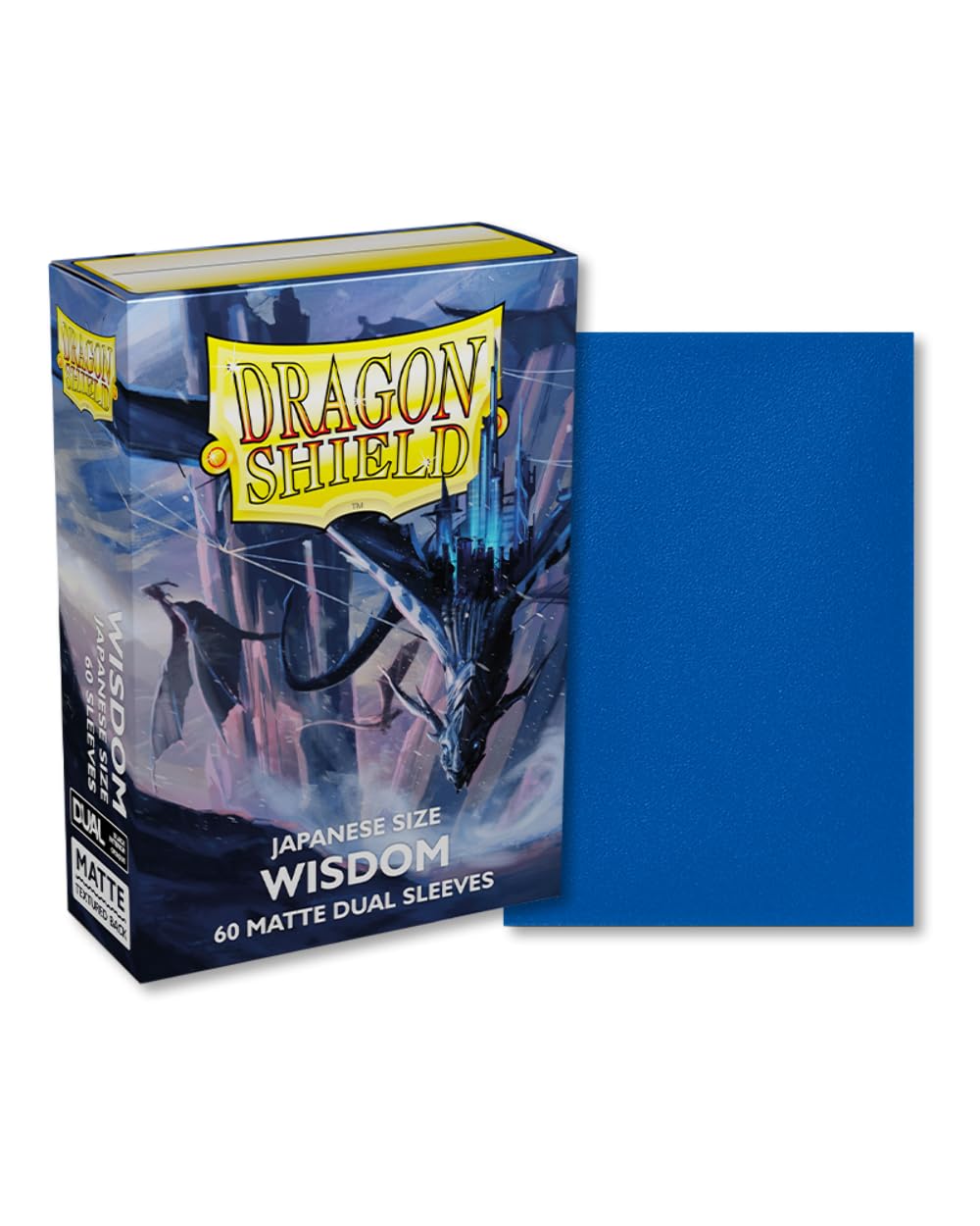 Dragon Shield Japanese Size Dual Matte Sleeves - Wisdom (60