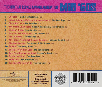 The Classic Sixties Collection: Mid '60S Cd!