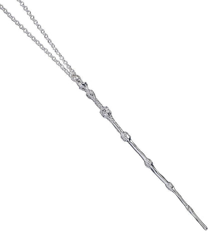 Harry Potter Sterling Silver EXCLUSIVE AMAZON Professor Dumbledore Wand Necklace by The Carat Shop