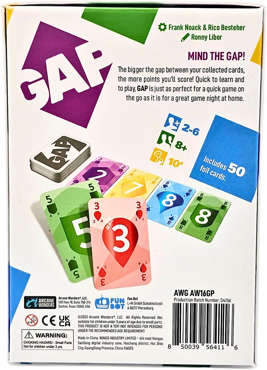 Gap by Arcane Wonders, Family Board Game