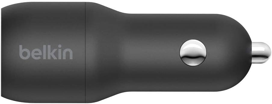 Belkin Dual USB Car Charger 24W (Boost Charge Dual Port Car Charger, 2-Port USB Car Charger) iPhone Car Charger, Android Car