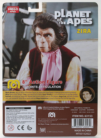 MEGO CORPORATION Planet of The Apes: Zira 8-Inch Action Figure