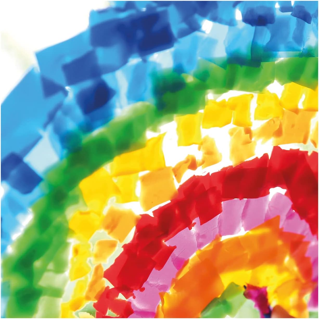Stockmar Wax Crayons - Anniversary Rainbow Edition with 6 Colourful Colouring Pencils and 2 Blocks of Wax, Packed in a Practical Tin Case, Ideal for Nursery, Suitable for Children from 3 Years