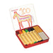 Stockmar Wax Crayons - Anniversary Rainbow Edition with 6 Colourful Colouring Pencils and 2 Blocks of Wax, Packed in a Practical Tin Case, Ideal for Nursery, Suitable for Children from 3 Years