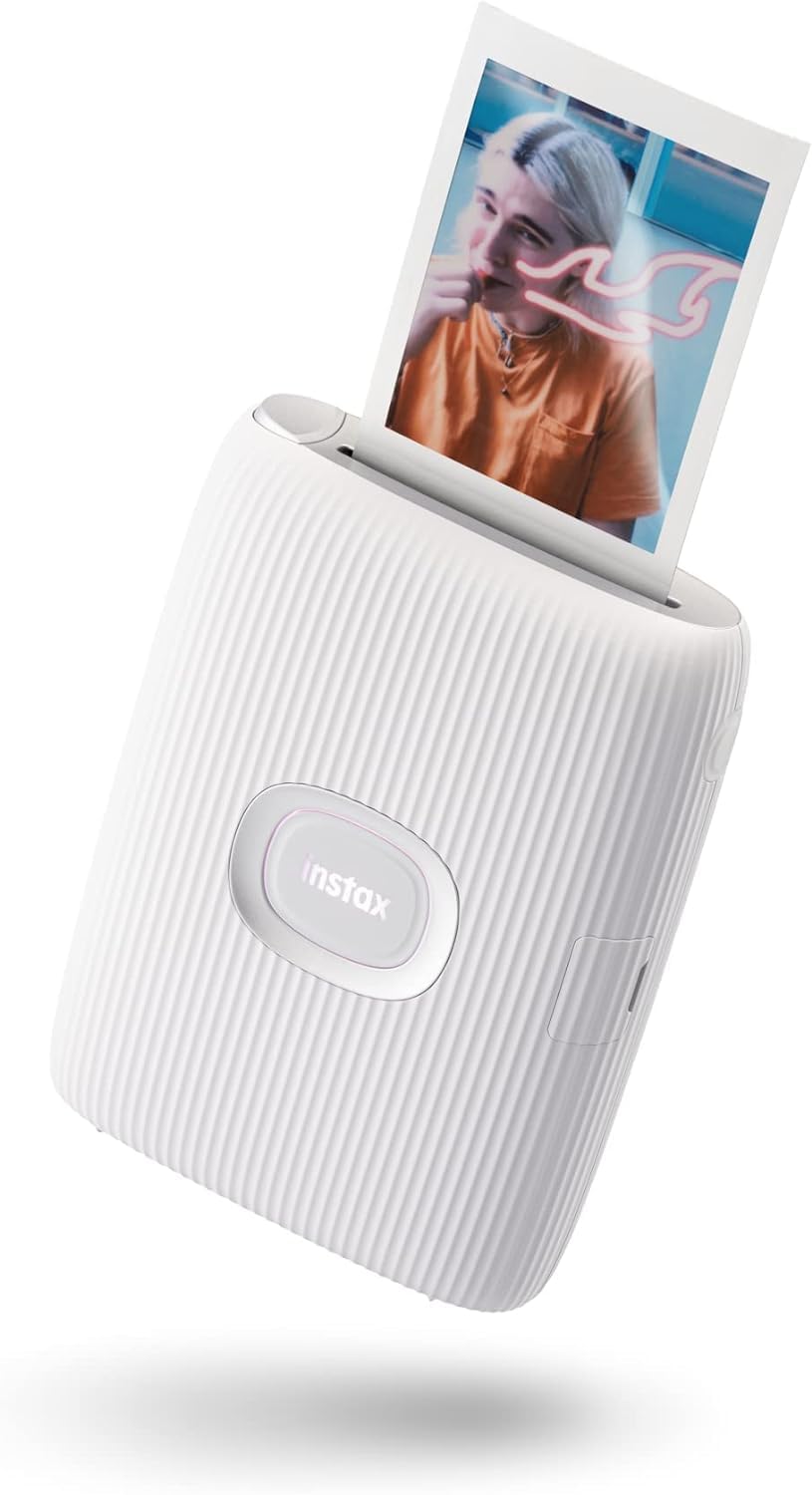 instax mini LINK2 mini film format portable smartphone instant photo printer, multiple templates