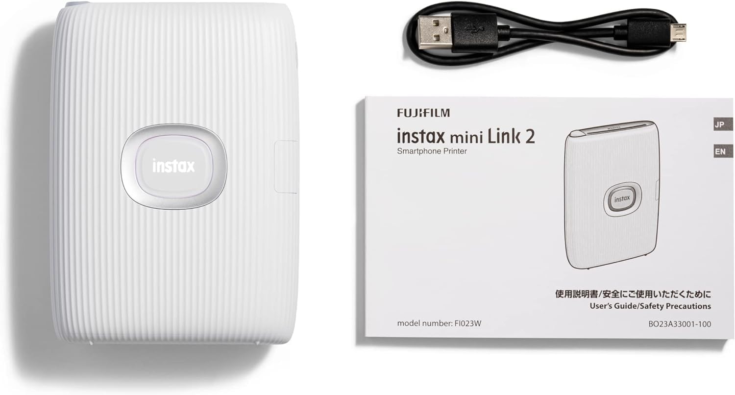 instax mini LINK2 mini film format portable smartphone instant photo printer, multiple templates