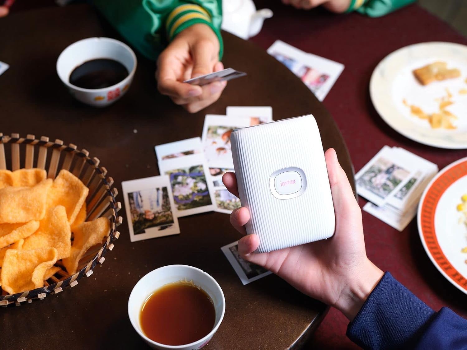 instax mini LINK2 mini film format portable smartphone instant photo printer, multiple templates