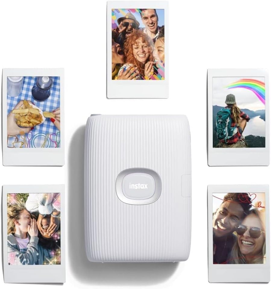 instax mini LINK2 mini film format portable smartphone instant photo printer, multiple templates
