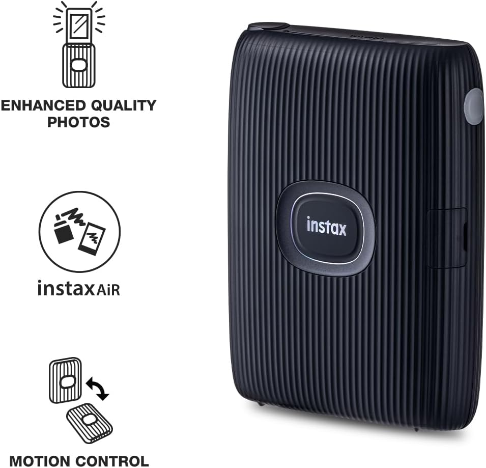 instax mini LINK2 mini film format portable smartphone instant photo printer, multiple templates, SPACE BLUE