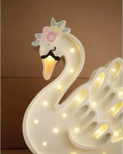 Lamp - Zwaan - Wit