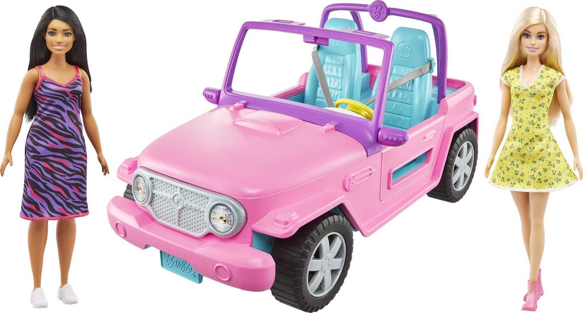 Barbie - Vehicle and 2 Dolls (GVK02)