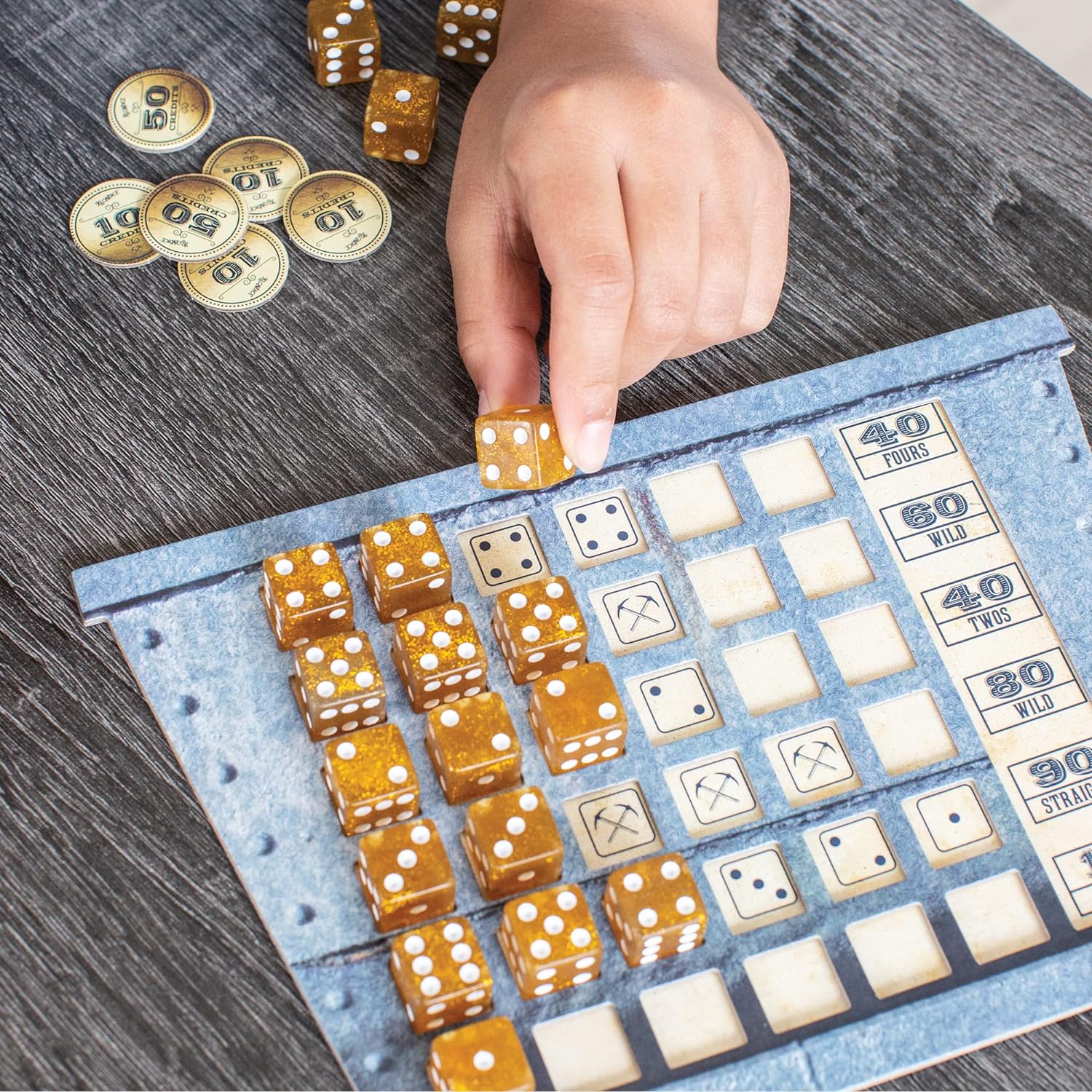 Mindware, Klondice, Dice Board Game, Ages 8+, 2-6 Players, 20 Minutes Playing Time