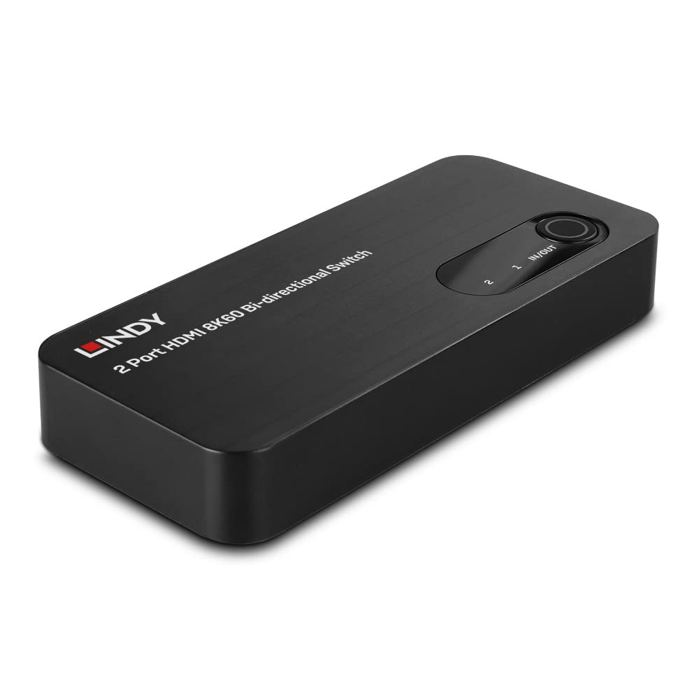 LINDY SW HDMI 2.1 2x1 1x2 Bi 8K60 HDR bk 38339