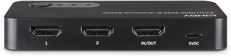LINDY SW HDMI 2.1 2x1 1x2 Bi 8K60 HDR bk 38339