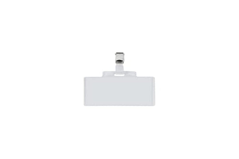 SEI ROTA 90008 Pass 3E Name Holders with Metal Clip 9.5 x 6 cm, Pack of 10
