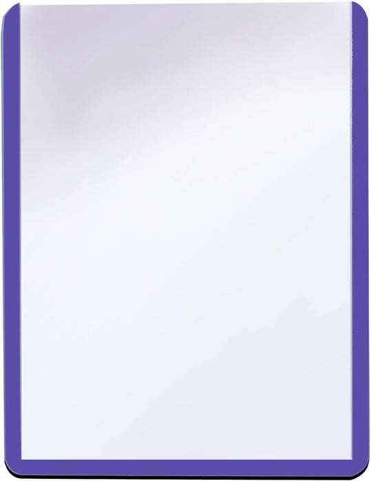 Ultra PRO - 3x4 Purple Border Toploaders 25ct. - Top Loaders for Cards with Card Sleeves, Protect Baseball Cards, Sorts Cards & Collectible Trading Cards, Pairs Well with Ultra PRO Card Sleeves